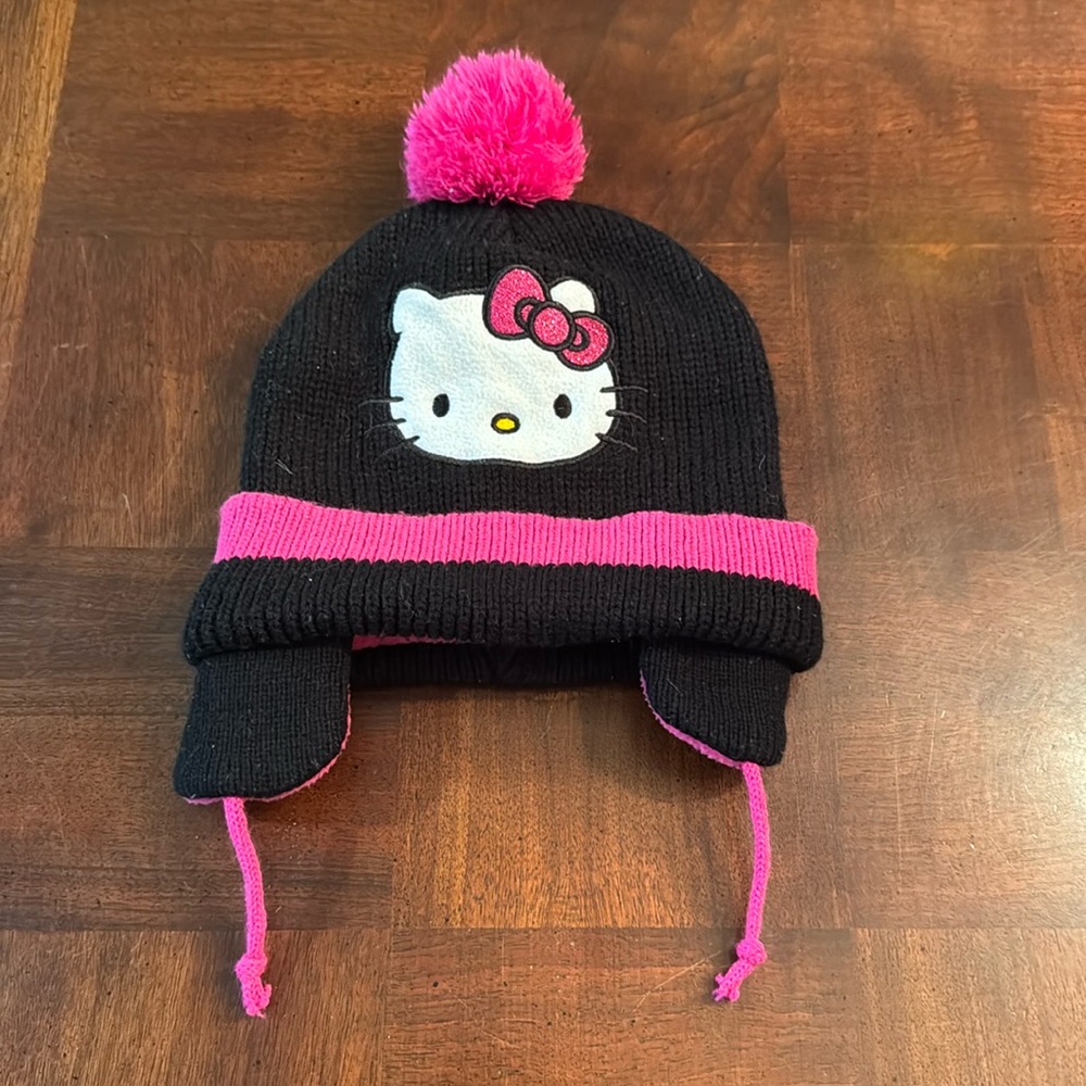 Hello Kitty Child Size Knit Winter Hat